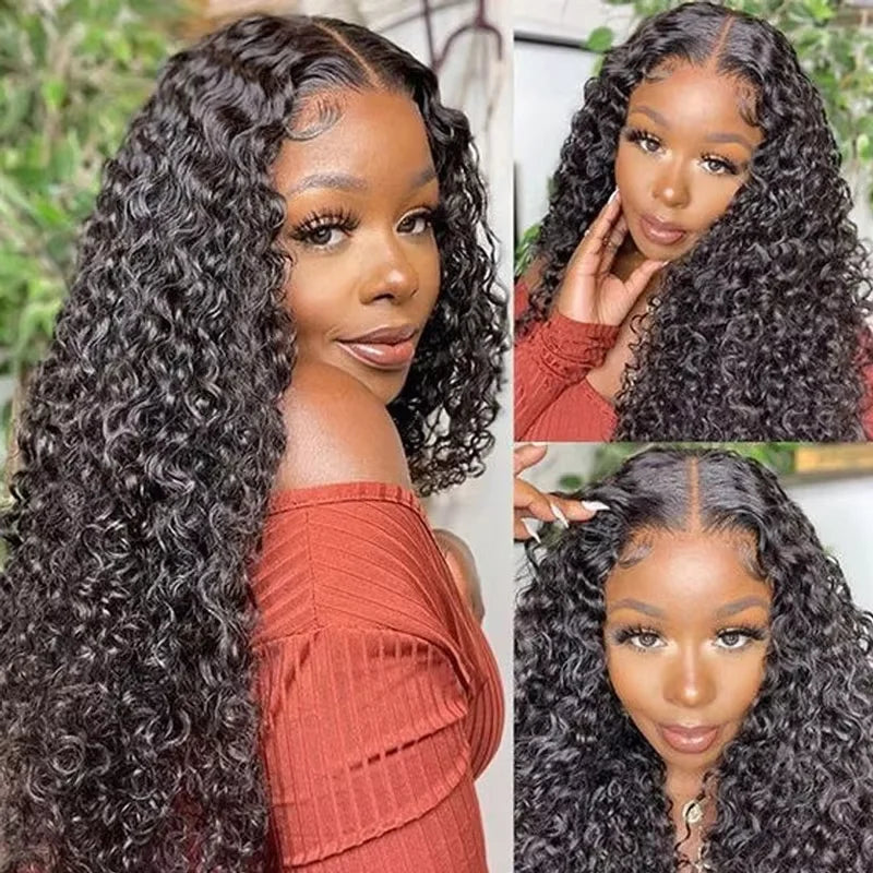 Raw Burmese Curly Hair Wig Full 7x6 Lace Frontal Wig Human Hair Vietnamese 250 Density Spiral Burmese Curly Lace Front Wigs